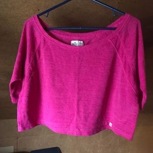 NWOT Hollister Hot Pink Crop Top